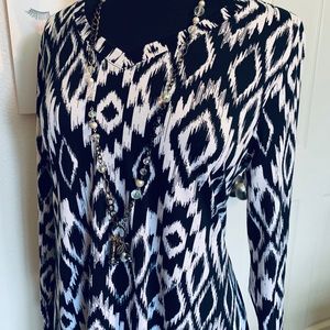 Lularoe Aztec Print Swing Style Emily L NWT